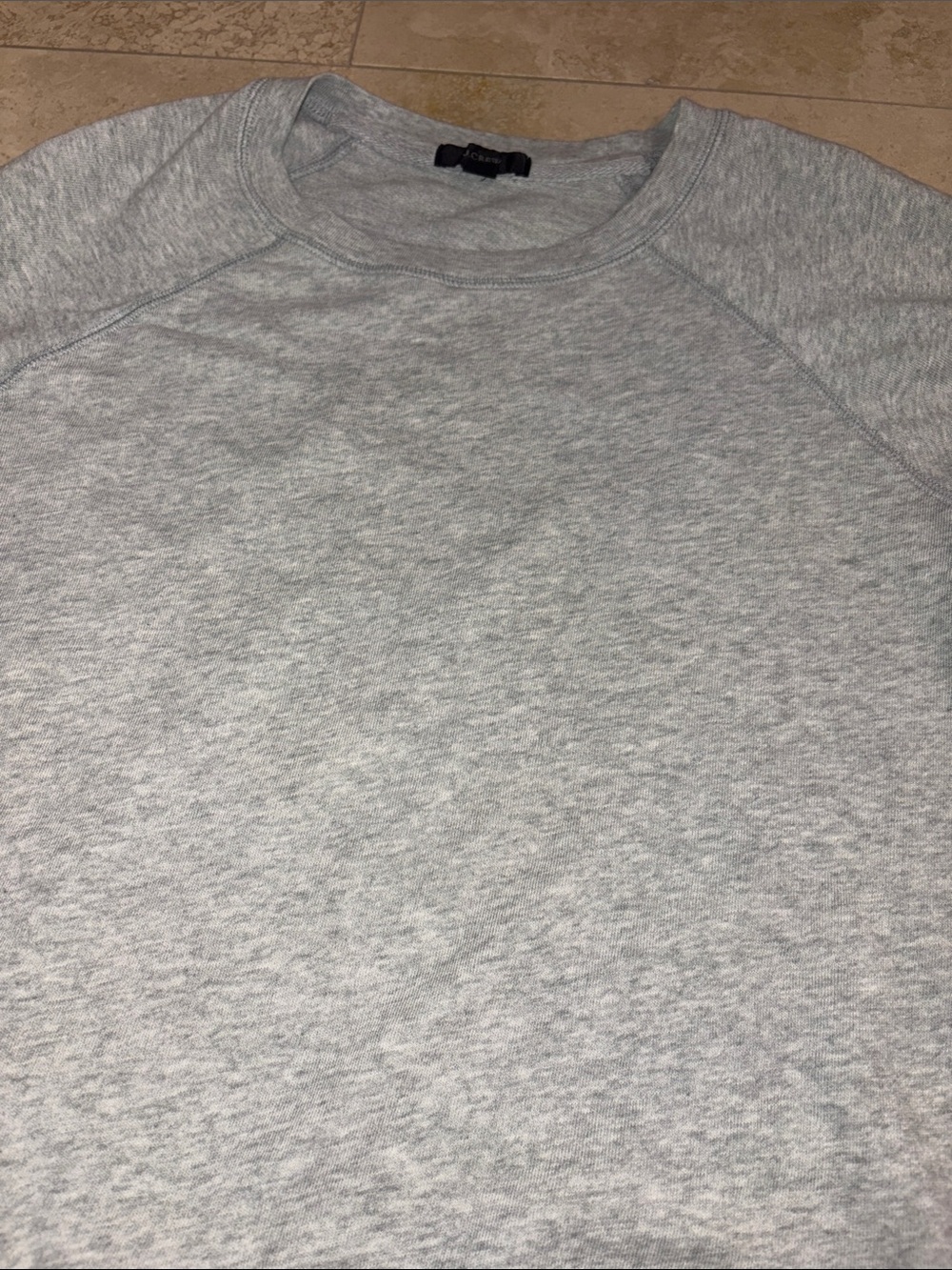 J. Crew Kids Light Heather Gray Crewneck Sweatshirt
